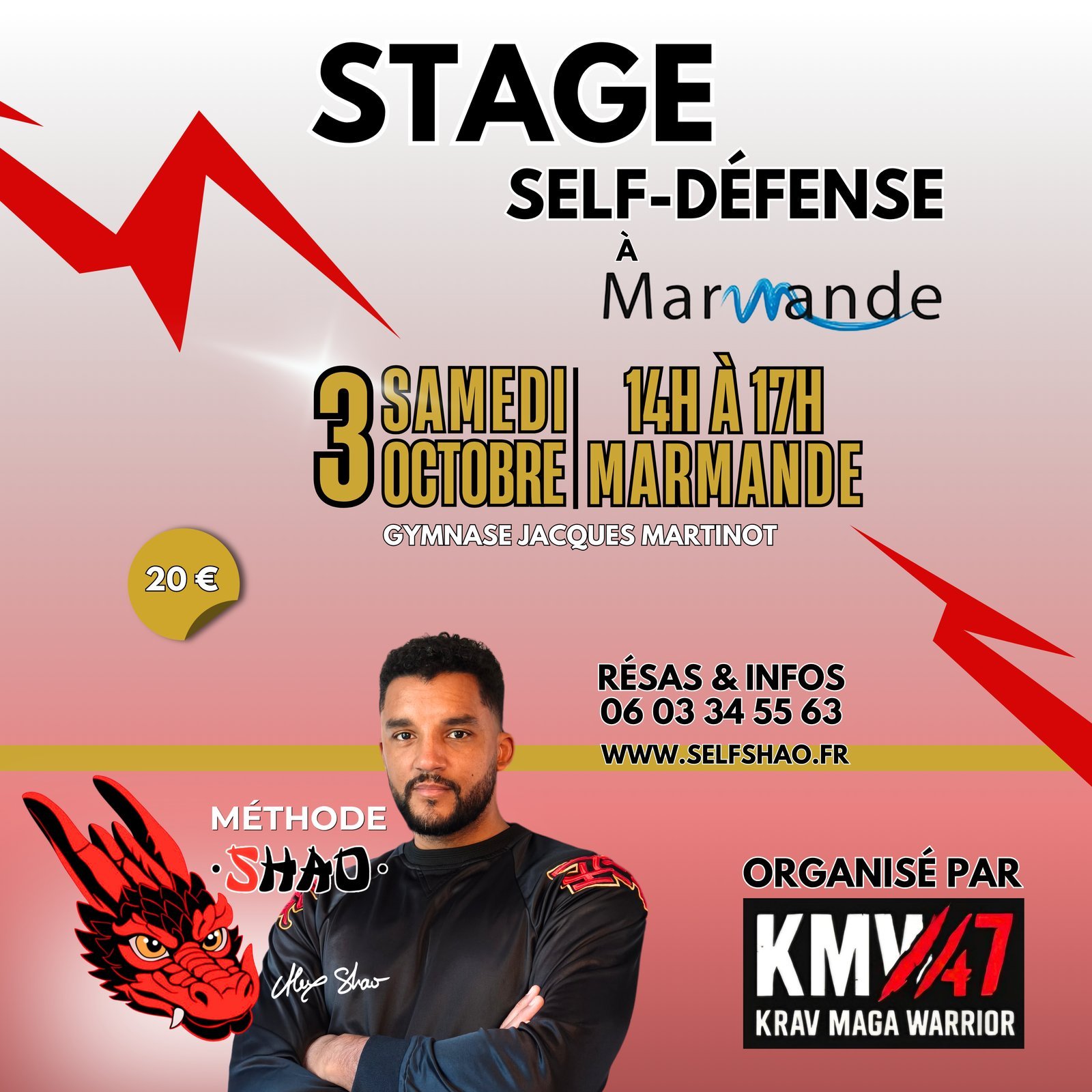 Stage de self-défense à Marmande organisé par Krav Maga Warrior