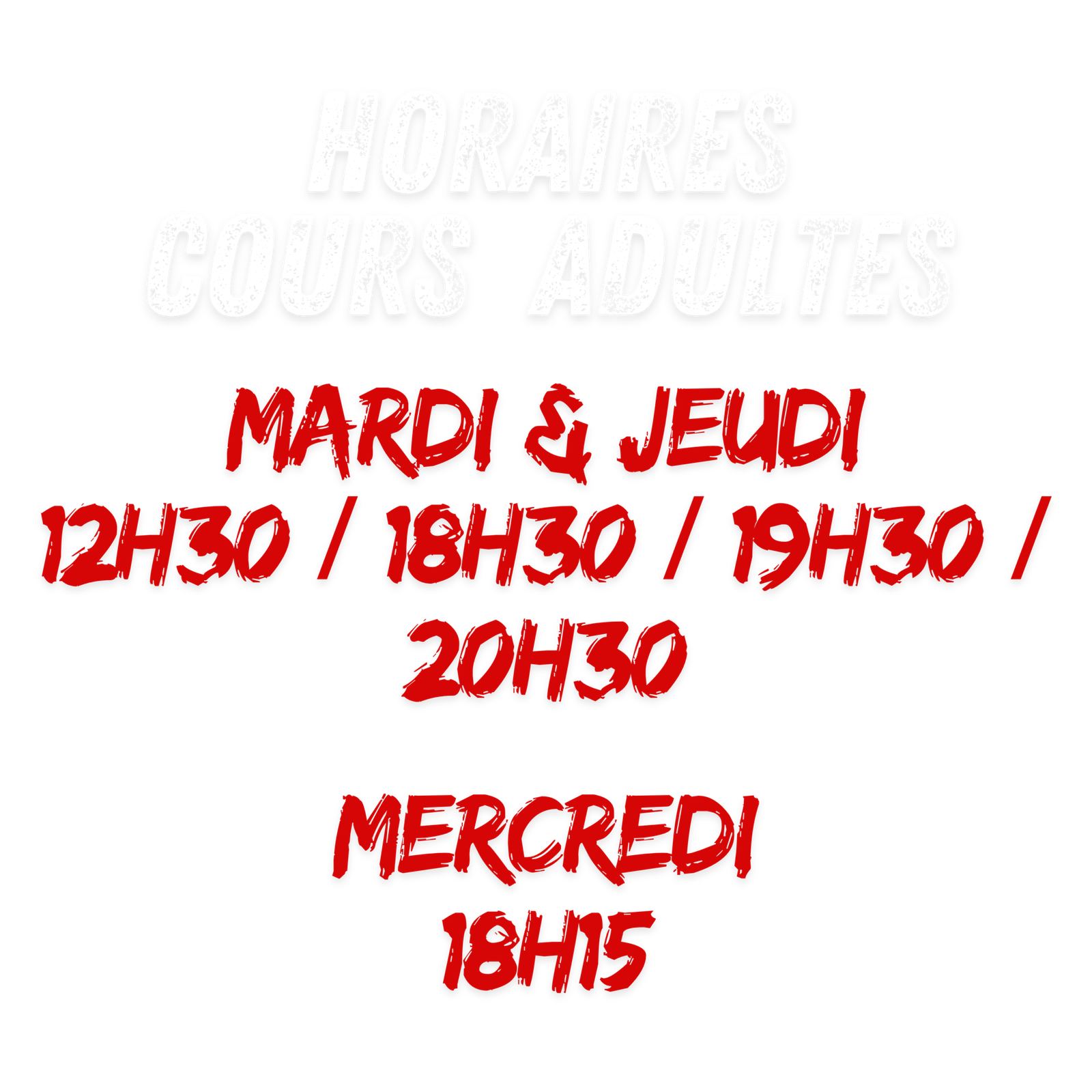 Horaires self-shao